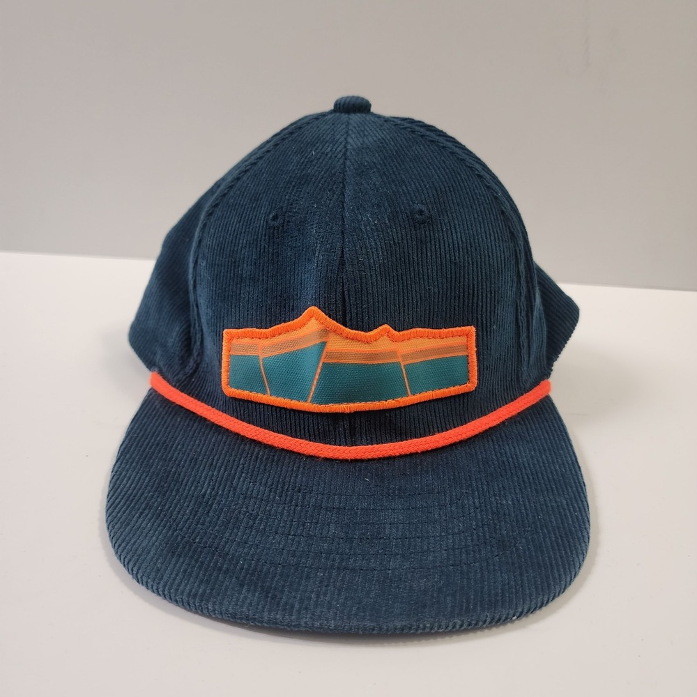 Sendero Provisions Mens One Size Geo Corduroy Snapback Hat Rope Patch Blue
